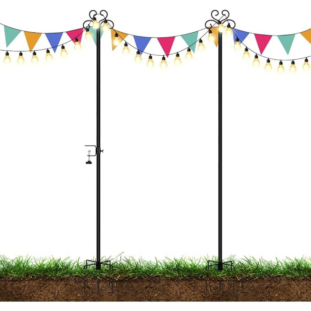 Benba sting Light Poles for outside 2 pk 9ft tall